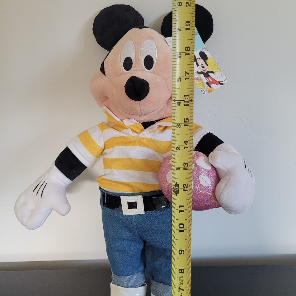 Easter Disney Mickey Mouse Door Greeter Plush NWT - Picture 5 of 5